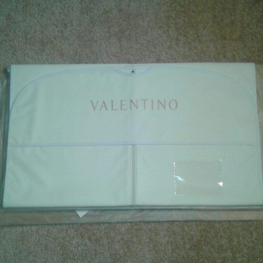 Valentino Off White Garment/Travel Bag